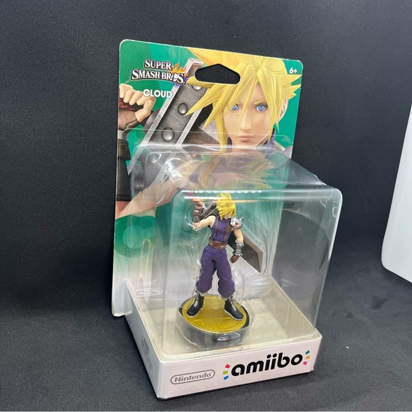 Nintendo Amiibo Cloud Strife Super Smash Bros. New & Sealed - Picture 3 of 10